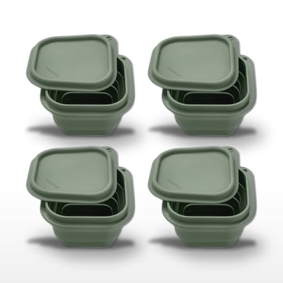 Lot de 4 boîtes à lunch 1 L avec 4 ustensiles de cuisine STORAGE FACKELMANN