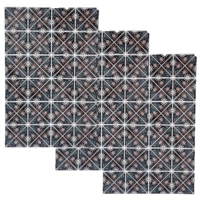 Lot de 3 x 2 stickers Mosaic TOILINUX
