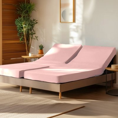 Drap housse en percale de coton pour lit articulé SOFT PERCALE SENSEI MAISON