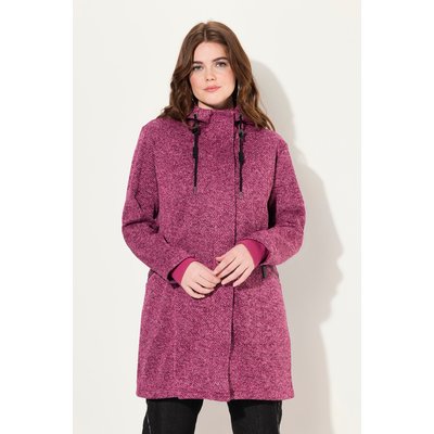 Veste en maille polaire à capuche. Poches ULLA POPKEN