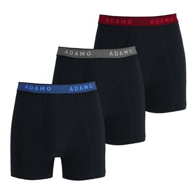 Lot de 3 Boxers Adamo coton  noir ADAMO