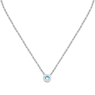 Collier en acier, cristaux T-LOGO TRUSSARDI