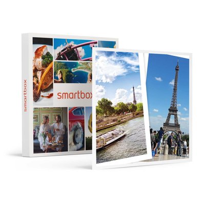 Croisière d'1h sur la Seine et visite guidée de la tour Eiffel d'1h30 à Paris en duo- SMARTBOX - Coffret Cadeau Multi-thèmes SMARTBOX