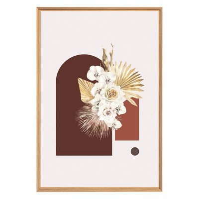 Tableau Mural Encadré Illustration Fleurie ABSTRAIT CEANOTHE
