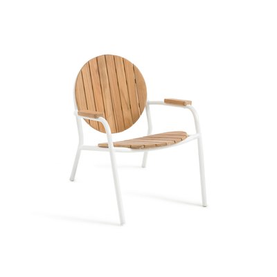 Fauteuil jardin aluminium/teck massif Chassagne LA REDOUTE INTERIEURS