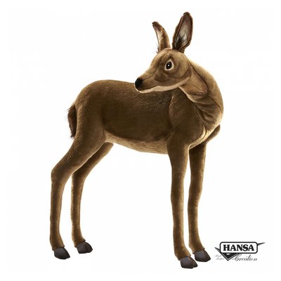 Hansa peluche geante Biche 75cmL HANSA