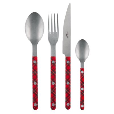 Set de 4 couverts de table, Bistrot Vintage SABRE