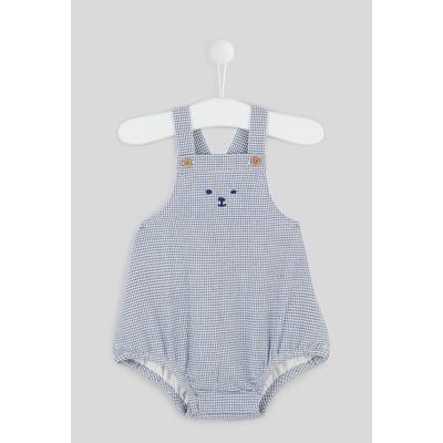 Barboteuse brodée mixte en coton BIO, Oeko-Tex BOUT'CHOU