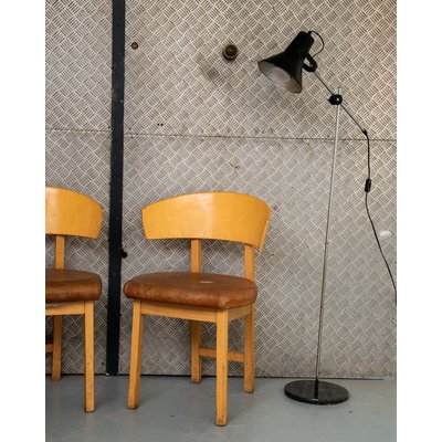 Lot de 4 chaises en bois Alma N°314 - Bon état DEBONGOUT