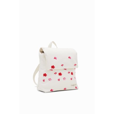 Sac à dos S matelassé fleurs DESIGUAL
