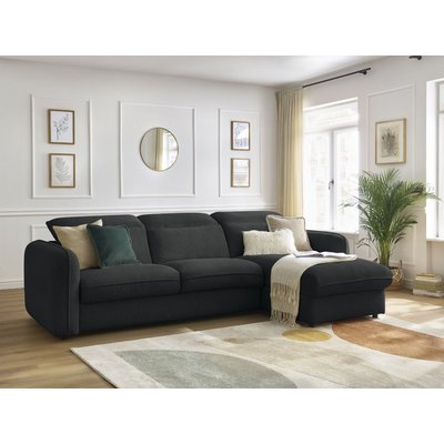 Canapé lit 4 places en tissu chiné couchage 160x200 cm, ACHILLE BOBOCHIC