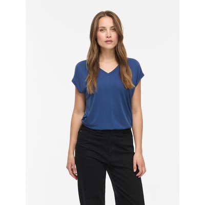 Tee shirt col v manches courtes VILA
