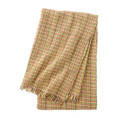 Plaid en coton beige, SICILE OLIVIER DESFORGES
