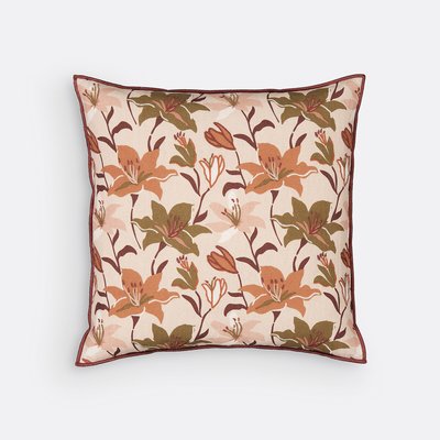 Lizzie 40 x 40cm Floral Cotton/Linen Cushion Cover LA REDOUTE INTERIEURS