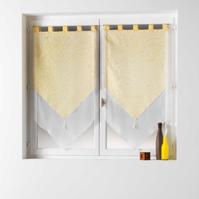 Paire Pompon voile double Collection Tunis DOUCEUR D'INTÉRIEUR