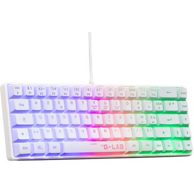Clavier gamer KEYZ HYDROGEN FR BLANC THE G-LAB