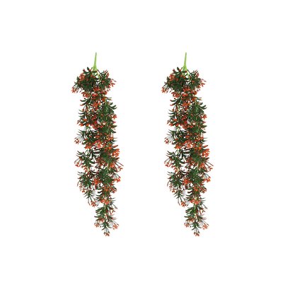 Chute plante artificielle rouge 90cm lot de 2 LIGNE DECO