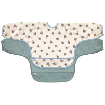 Lot de 2 bavoirs avec poche LASSIG