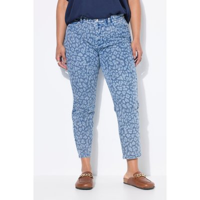 Jean Mom 5 poches, motif léopard STUDIO UNTOLD