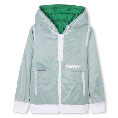 Coupe-vent déperlant à capuche DKNY