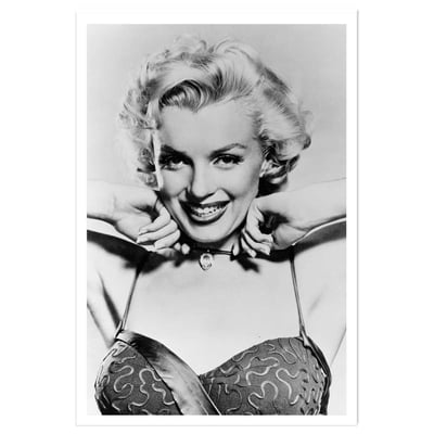 Affiche célébrité Marilyn Monroe, 1953 HEXOA