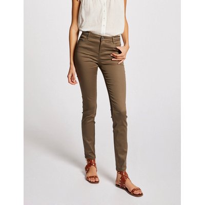 Pantalon slim enduit MORGAN