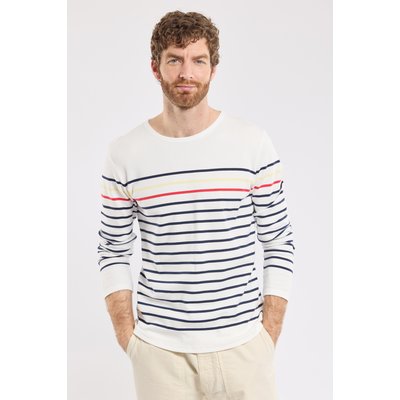 Marinière rayures colorées en coton épais ARMOR-LUX