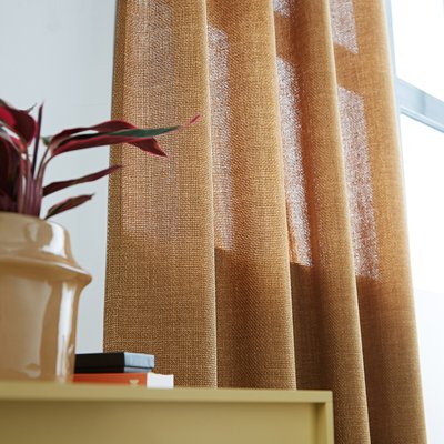 Cortina efecto mate con presillas ocultas, Montego LA REDOUTE INTERIEURS