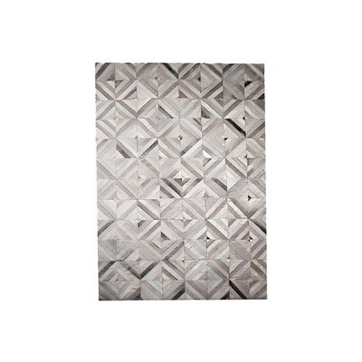 Tapis décoratif en cuir d'hairon 230x160 SIA DECO