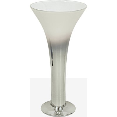 Vase décoratif en verre argenté translucide élégant RECOLLECTION