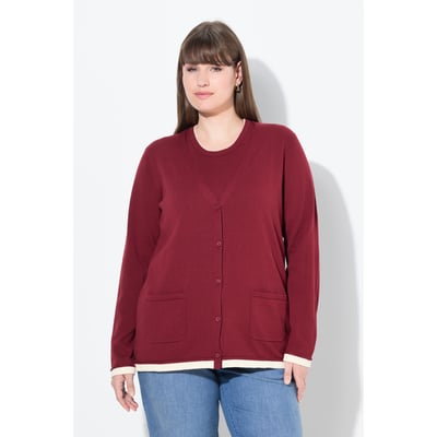 Cardigan en coton bio ULLA POPKEN