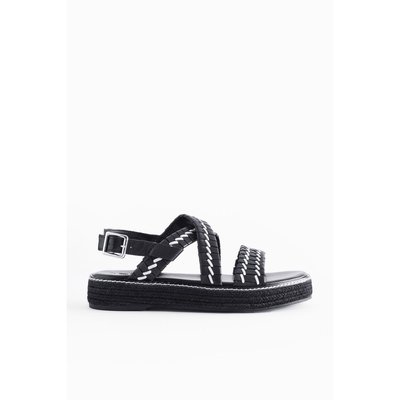 Espadrilles à plateforme effet tressé NEXT