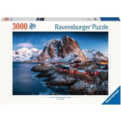 Puzzle Hamnoy Iles Lofoten 3000 pcs RAVENSBURGER