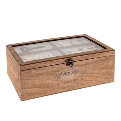Boîte à couture en bois ATMOSPHERA