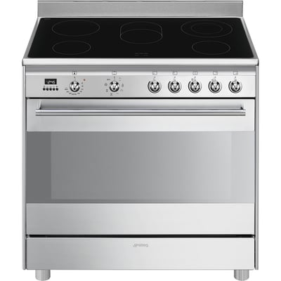 Piano de cuisson vitrocéramique 5 feux 90 cm SMEG