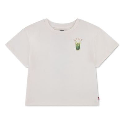 T-shirt manches courtes, coupe oversize, imprimé thé glacé devant et au dos LEVI'S KIDS