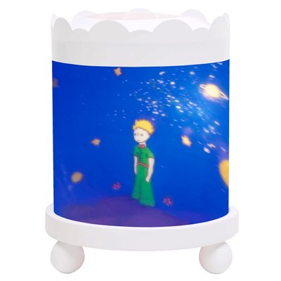 Manège Lanterne Magique Le Petit Prince - bois blanc 12V TROUSSELIER