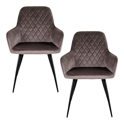 Fauteuil de table vintage (lot de 2) SAVONE PIER IMPORT