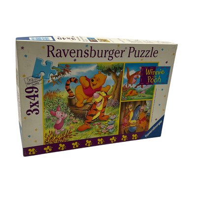 Puzzle 3 x 49 pièces Winnie l'ourson - Bon état RAVENSBURGER