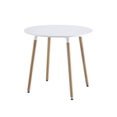 Table à manger ronde scandinave bois 2 places HEDVIG Ø80CM SWEEEK