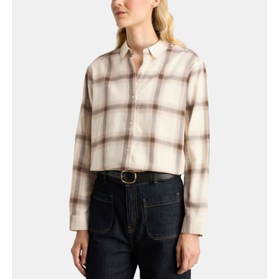 Chemise droite alma fla carreaux coton GALERIES LAFAYETTE