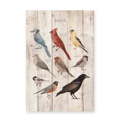 Panneau décoratif en bois OISEAUX REALLY NICE THINGS