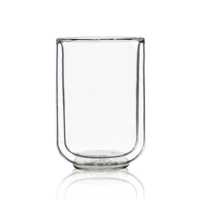Lot de 4 tasses café en verre double paroi 35cl, HELYA OGO LIVING
