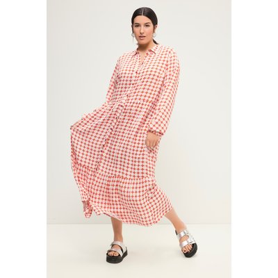 Robe maxi coupe trapèze. Col chemise STUDIO UNTOLD
