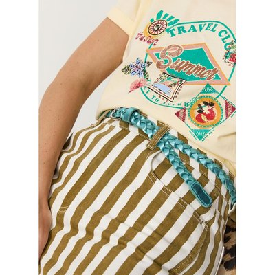 Ceinture en cuir pailletée PROMOD
