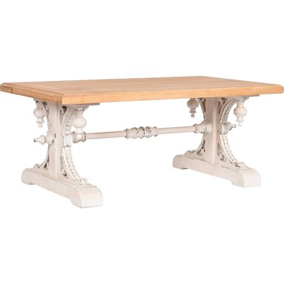 Table basse bois finition patinée élégance RECOLLECTION