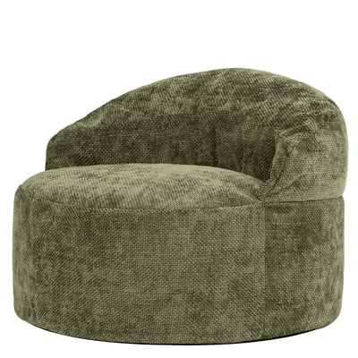 Pouf fauteuil d’appoint décoratif en  tissu chenille Oeko-Tex® - ORB ICON