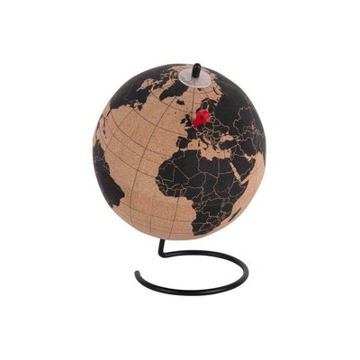 Globe terrestre en liège World 15 x 20 cm PRESENT TIME