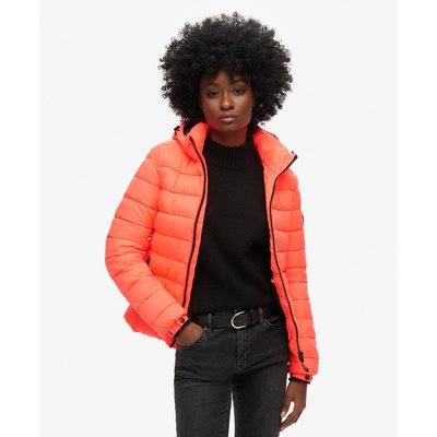 Doudoune courte à capuche zippée SUPERDRY