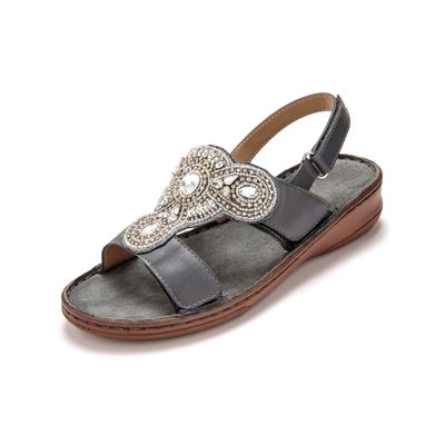Sandales cuir ultra larges PEDICONFORT